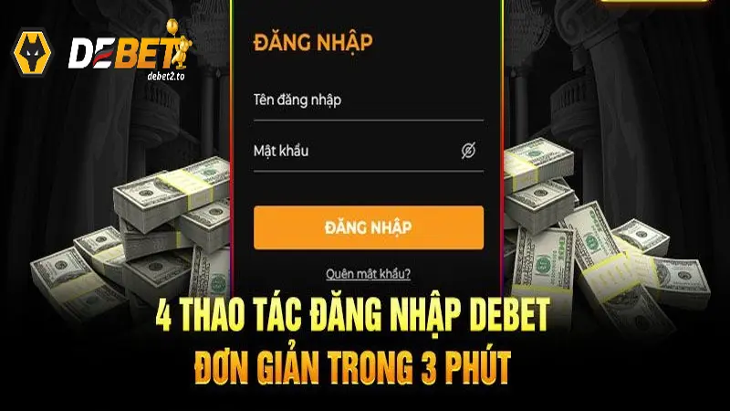 Những lưu ý quan trọng khi đăng nhập DEBET cần nắm